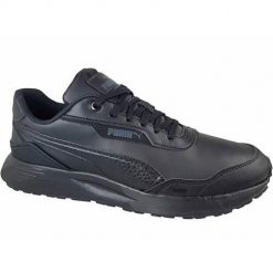 Buty do chodzenia męskie Puma Runtamed Plus L. Czarne buty sportowe casual Puma, bez wzorów, z materiału, bez zapięcia. Za 341.00 zł.