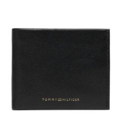 Portfel Tommy Hilfiger. Czarne portfele Tommy Hilfiger, bez wzorów. Za 249.99 zł.