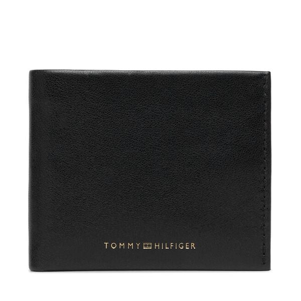 Portfel Tommy Hilfiger. Czarne portfele Tommy Hilfiger, bez wzorów. Za 249.99 zł.