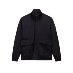 Kurtka wodoodporna Napapijri A-Giovi. Czarne kurtki Napapijri, m, bez wzorów, bez kaptura. W wyprzedaży za 554.50 zł.