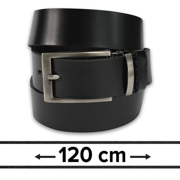 Pasek do Spodni, Czarny 120 cm, Skórzany, Elegancki, Męski, Możliwość Skrócenia -ZET. Czarne paski Zet, bez wzorów, ze skóry, eleganckie. Za 89.00 zł.
