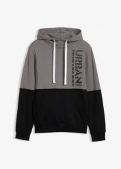 Bluza z kapturem z czystej bawełny organicznej. Czarne bluzy z kapturem bonprix, m, bez wzorów, z bawełny, z kapturem. Za 114.99 zł.