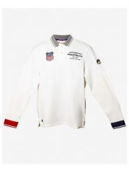 North Sails Koszulka polo w kolorze białym rozmiar: XS. Białe koszulki polo North Sails, xs, bez wzorów, z bawełny, bez kołnierzyka, bez ramiączek. Za 217.99 zł.