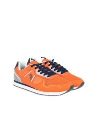 U.S. Polo Assn. Sneakersy "Nobil004" | Nobil004 | Mężczyzna | Pomarańczowy. Brązowe buty sportowe casual U.S. Polo Assn., bez wzorów, ze skóry ekologicznej, bez zapięcia. W wyprzedaży za 219.00 zł.