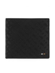 BOSS Duży Portfel Męski 50548832 Czarny. Czarne portfele Boss, bez wzorów, z tworzywa sztucznego. Za 479.99 zł.