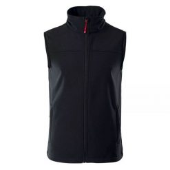 Kamizelka męska Softshell Hi-Tec Luman - czarna, Rozmiar XL. Czarne kurtki softshell Hi-tec, m, bez wzorów, z materiału, bez kaptura. W wyprzedaży za 99.99 zł.