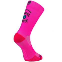 EYE PINK - SKARPETKI DO BIEGANIA. Czerwone skarpety SPORCKS, bez wzorów, ze skóry. Za 154.00 zł.