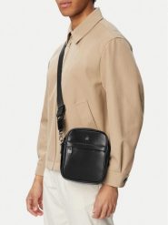 Beverly Hills Polo Club Saszetka CWBEO-BHPC-L-018-07. Czarny. Czarne saszetki i nerki Beverly Hills Polo Club, bez wzorów, ze skóry. Za 149.99 zł.