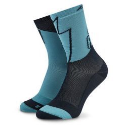 Skarpety wysokie unisex Dynafit. Niebieskie skarpety Dynafit, bez wzorów. Za 99.99 zł.