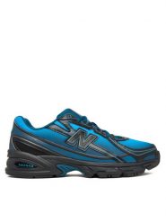 New Balance Sneakersy U7402CJ Niebieski. Niebieskie buty sportowe casual New Balance, bez wzorów, ze skóry, bez zapięcia. Za 529.99 zł.