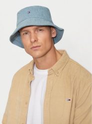 Tommy Hilfiger Kapelusz AU0AU01965 Niebieski. Niebieskie kapelusze Tommy Hilfiger, bez wzorów, z bawełny. Za 129.99 zł.