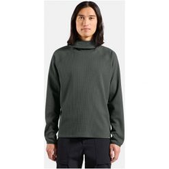 Bluza z kapturem Odlo Mid layer hoody CUBIC. Szare bluzy ODLO, m, bez wzorów, z kapturem. Za 319.99 zł.