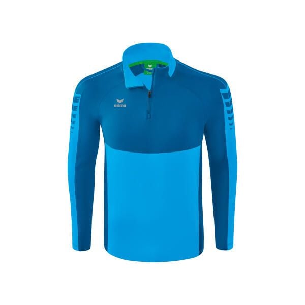 Bluza treningowa Erima Six Wings. Niebieskie bluzy Erima, l, bez wzorów, bez kaptura. Za 208.50 zł.