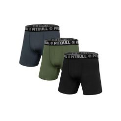 Bokserki męskie Pitbull Sport 3-pak. Bokserki PITBULL, m, bez wzorów. Za 99.00 zł.