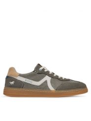 Mustang Sneakersy 4204-302 Szary. Szare buty sportowe casual Mustang, bez wzorów, z materiału, bez zapięcia. Za 299.99 zł.