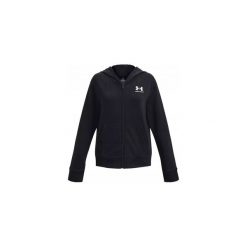 Bluza Z Kapturem Under Armour Ua Rival Terry Fz Hoodie-Blk. Czarne bluzy Under Armour, bez wzorów, z kapturem. Za 249.99 zł.