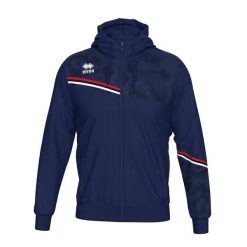 Bluza Errea Eber Ad Dorośli. Niebieskie bluzy z kapturem ERREA, s, bez wzorów, z materiału, z kapturem. Za 291.00 zł.