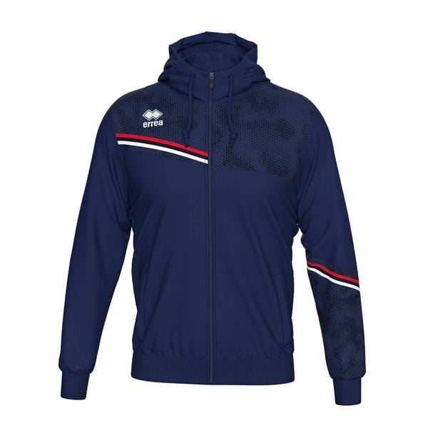 Bluza Errea Eber Ad Dorośli. Niebieskie bluzy z kapturem ERREA, s, bez wzorów, z materiału, z kapturem. Za 291.00 zł.