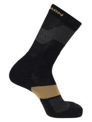 SALOMON Skarpety funkcyjne "X Ultra Crew" w kolorze czarnym rozmiar: 36-38. Czarne skarpety Salomon, bez wzorów, prążkowane. Za 78.66 zł.