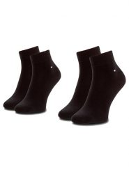 Tommy Hilfiger Zestaw 2 par niskich skarpet męskich 342025001 Czarny. Czarne skarpety Tommy Hilfiger, bez wzorów. Za 59.99 zł.