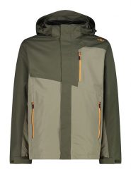 CMP Kurtka funkcyjna 3w1 w kolorze oliwkowo-beżowym rozmiar: 56. Brązowe kurtki outdoor i hardshell CMP, m, bez wzorów, z materiału, bez kaptura. Za 306.73 zł.