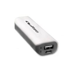 Powerbank QOLTEC 2600 Li-ion Biało-szary 51990. Białe powerbanki Qoltec. Za 39.99 zł.