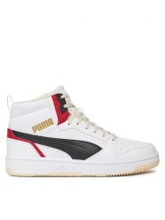 Puma Sneakersy Rebound V6 Dragon Year 395077 01 Biały. Białe buty sportowe casual Puma, bez wzorów, ze skóry, bez zapięcia. Za 209.99 zł.