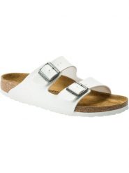 Unisex sandały Birkenstock Arizona Birko-Flor białe regular 0552681. Białe sandały Birkenstock, z materiału, bez zapięcia. Za 279.00 zł.