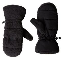 Rękawiczki Męskie The North Face. Czarne rękawiczki The North Face, bez wzorów, z dzianiny. Za 199.99 zł.