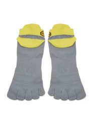 Vibram Fivefingers Skarpety Niskie Unisex Athletic No Show S21N04 Szary. Szare skarpetki sportowe Vibram Fivefingers, bez wzorów, z materiału. Za 49.99 zł.
