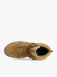 Buty bushcraft męskie Lowa Zephyr MK2 GTX Mid. Brązowe buty turystyczne Lowa, bez wzorów, z gore-texu, bez zapięcia, outdoorowe, gore-tex. Za 965.00 zł.