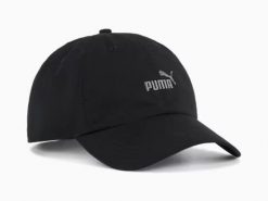Czapka Z Daszkiem ESS Elevated. Czarne czapki z daszkiem Puma, bez wzorów, z bawełny. Za 74.17 zł.