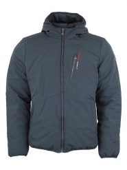 Peak Mountain Dwustronna kurtka "Colisee" w kolorze antracytowym rozmiar: XXL. Czarne kurtki Peak Mountain, na zimę, xxl, bez wzorów, bez kaptura. Za 404.99 zł.