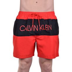 Calvin Klein Męskie szorty Medium Drawstring KM0KM00293 -655 Flame Scarlet (rozmiar L). Czerwone odzież kąpielowa CALVIN KLEIN, l, bez wzorów. W wyprzedaży za 194.00 zł.