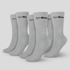 Skarpety unisex fitness 3/4 szare 3Pack. Szare skarpety GYMBEAM, bez wzorów, z bawełny. Za 34.90 zł.