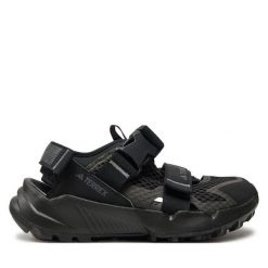 Sandały adidas. Czarne sandały Adidas, bez zapięcia. Za 319.99 zł.