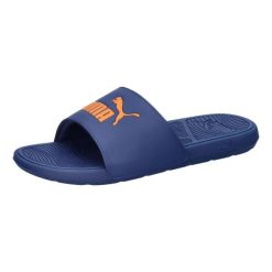 Klapki męskie Puma Cool Cat 2.0. Fioletowe klapki Puma, z materiału. Za 154.00 zł.