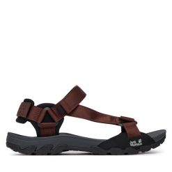 Sandały Jack Wolfskin. Brązowe sandały Jack Wolfskin, bez zapięcia. Za 379.99 zł.