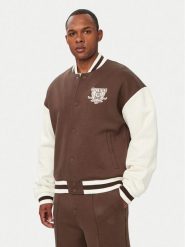 Guess Kurtka bomber Z6YL07 K5007 Brązowy Regular Fit. Brązowe kurtki Guess, m, z aplikacjami, z syntetyku, bez kaptura. Za 614.99 zł.
