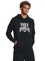 Under Armour Bluza "Rival Terry" w kolorze czarnym rozmiar: XL. Czarne bluzy Under Armour, xl, bez wzorów, z kapturem. Za 119.12 zł.