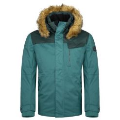 Męska kurtka zimowa Kilpi ALPHA-M. Zielone kurtki Kilpi, na zimę, m, z aplikacjami, z bawełny, z kapturem. Za 386.00 zł.