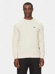 Quiksilver Bluza EQYFT04953 Beżowy Regular Fit. Brązowe bluzy Quiksilver, l, bez wzorów, z bawełny, bez kaptura. Za 99.99 zł.