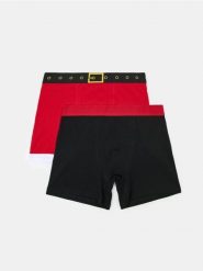 Świąteczne bokserki 2 pack - wielobarwny. Bokserki Sinsay, l, bez wzorów. Za 25.99 zł.