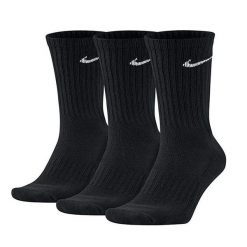 Bawełniane Skarpetki Unisex Dla Dorosłych (zestaw 3 Sztuk). Białe skarpety Nike, bez wzorów, z bawełny. Za 98.99 zł.