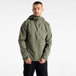 Kurtka wodoodporna Dare 2B Breathe Out. Czarne kurtki Dare 2B, xl, bez wzorów, z materiału, z kapturem. Za 392.00 zł.
