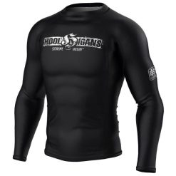 Koszulka sportowa męska Rashguard do MMA EXTREME HOBBY HOOLS. Czarne bielizna termoaktywna EXTREME HOBBY, m, bez wzorów, z bawełny, bez ramiączek, na fitness i siłownię. Za 209.00 zł.