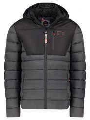 Canadian Peak Kurtka pikowana "Batileak" w kolorze czarno-szarym rozmiar: XL. Czarne kurtki Canadian Peak, xl, bez wzorów, bez kaptura. Za 181.33 zł.