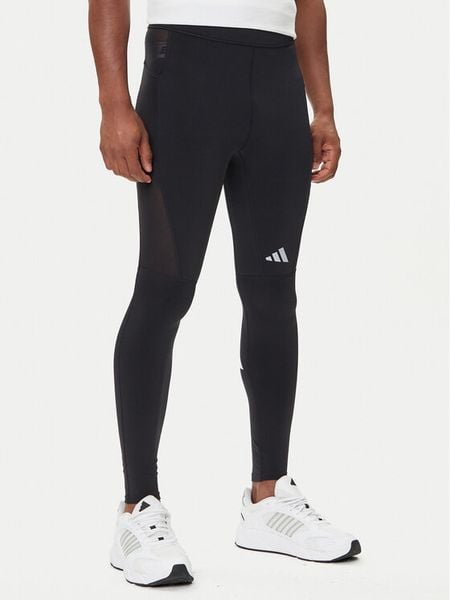 Adidas Legginsy Run It LJY4615 Czarny Slim Fit. Czarne legginsy długie sportowe Adidas, m, bez wzorów, z syntetyku, do biegania. Za 179.99 zł.