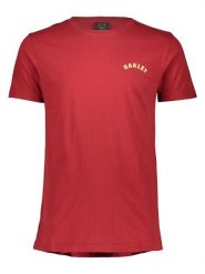 Oakley Koszulka "Barron" w kolorze czerwonym rozmiar: L. Czerwone bezrękawniki Oakley, l, bez wzorów, z bawełny, bez kołnierzyka, bez ramiączek. Za 86.99 zł.