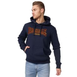 Bluza z kapturem Lonsdale Classic Ll002. Niebieskie bluzy z kapturem Lonsdale, m, bez wzorów, z polaru, z kapturem. Za 310.50 zł.